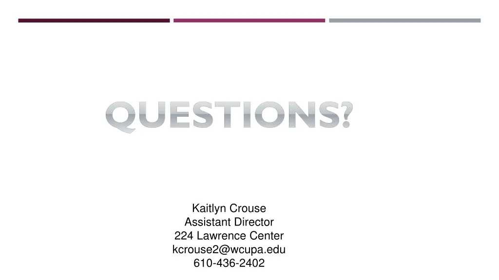 questions