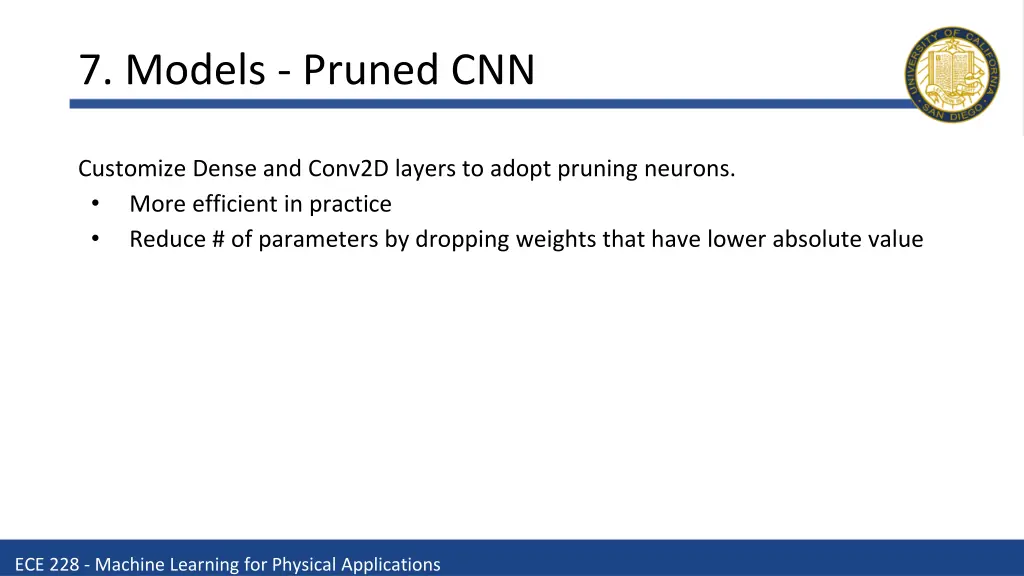 7 models pruned cnn
