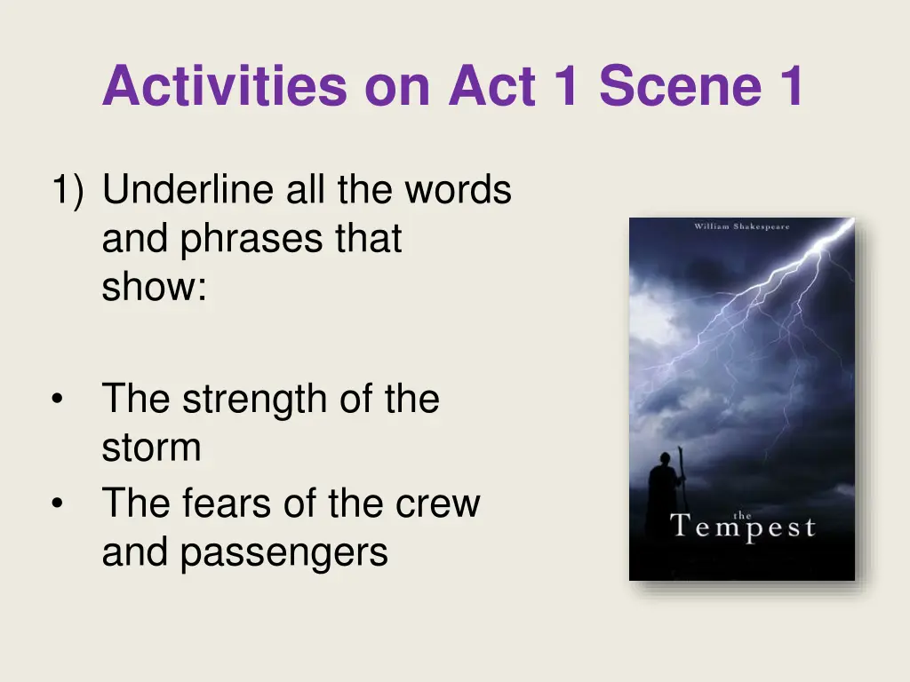 activities on act 1 scene 1