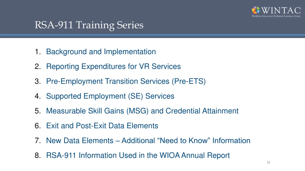 rsa 911 training series