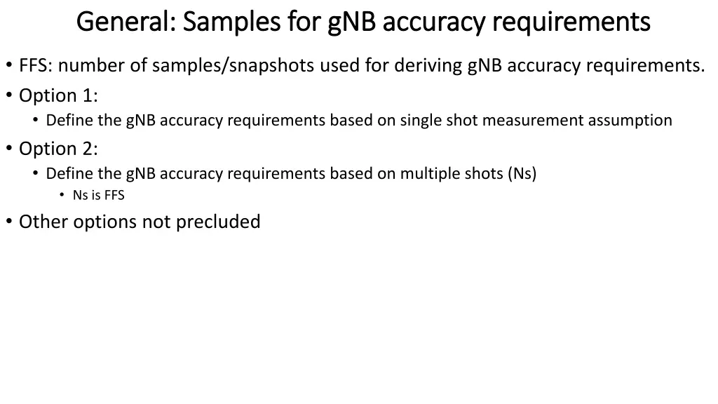 general samples for general samples for gnb