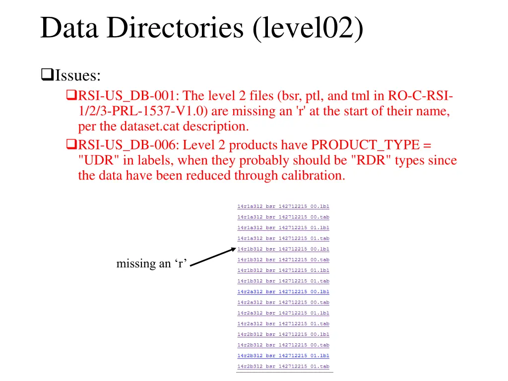data directories level02 1