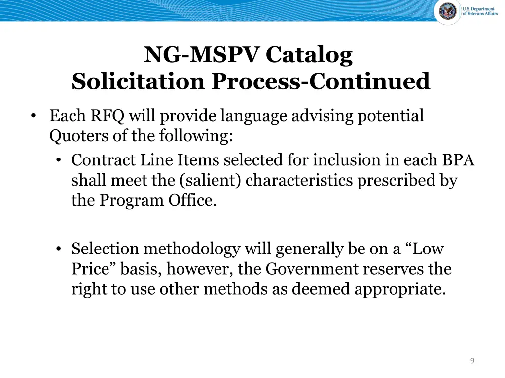 ng mspv catalog solicitation process continued 1