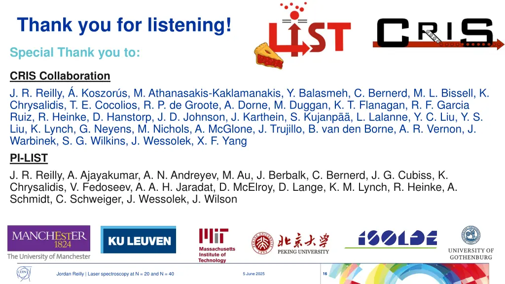 thank you for listening