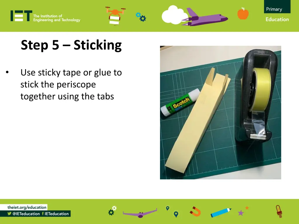 step 5 sticking