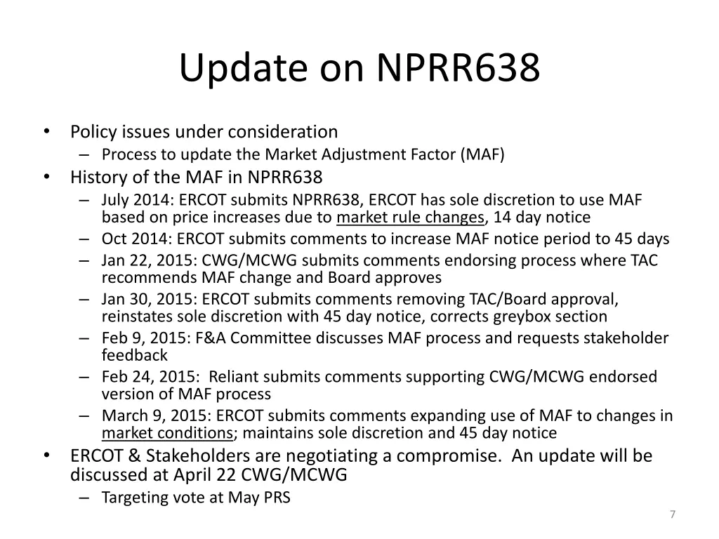 update on nprr638 1