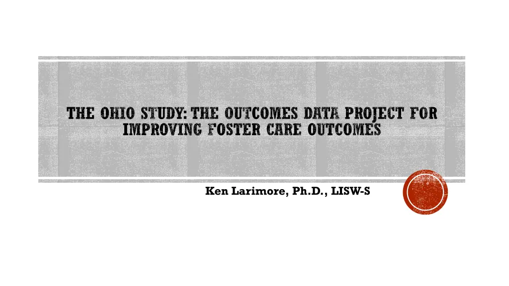 the ohio study the outcomes data project