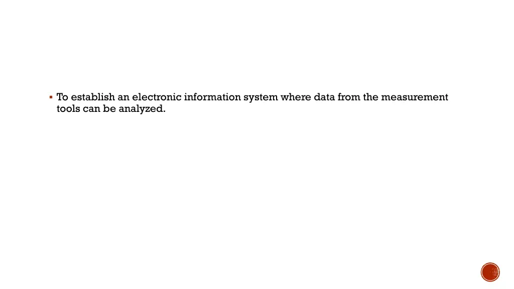 to establish an electronic information system