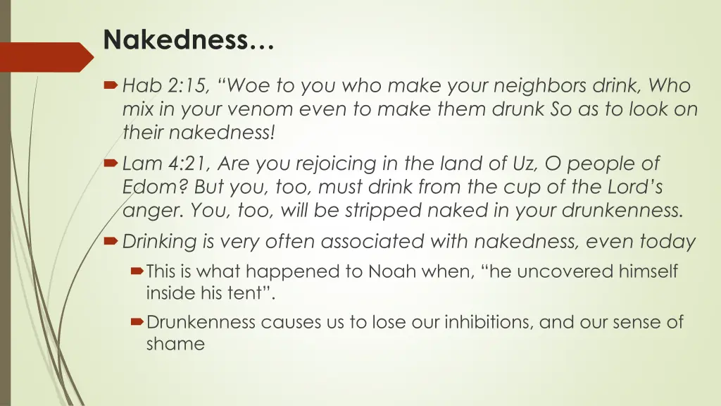nakedness