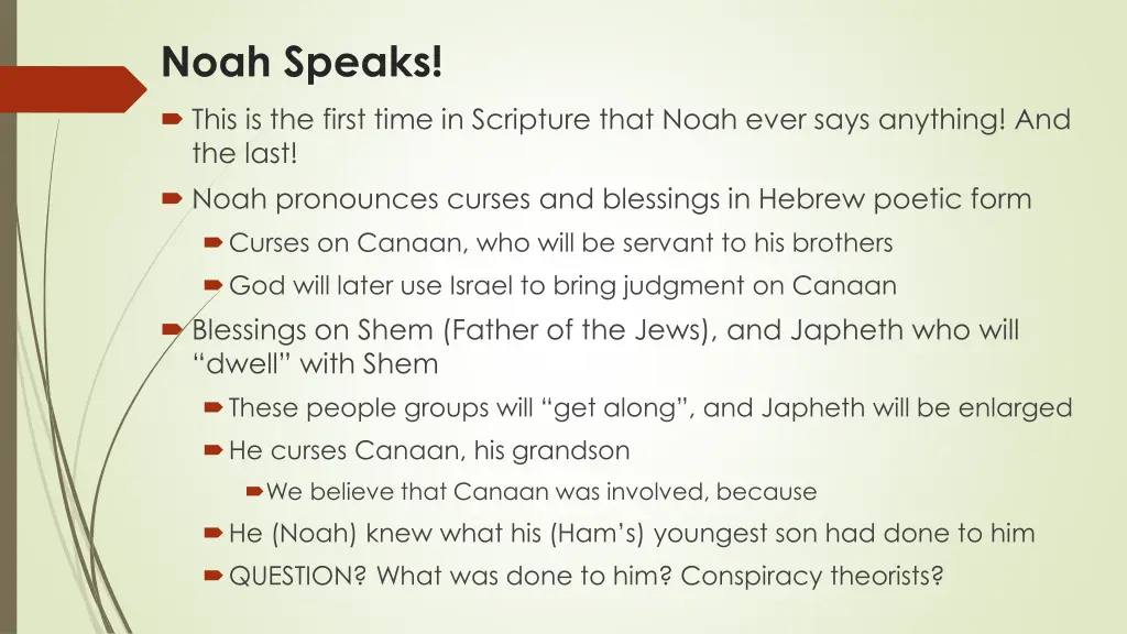 noah speaks