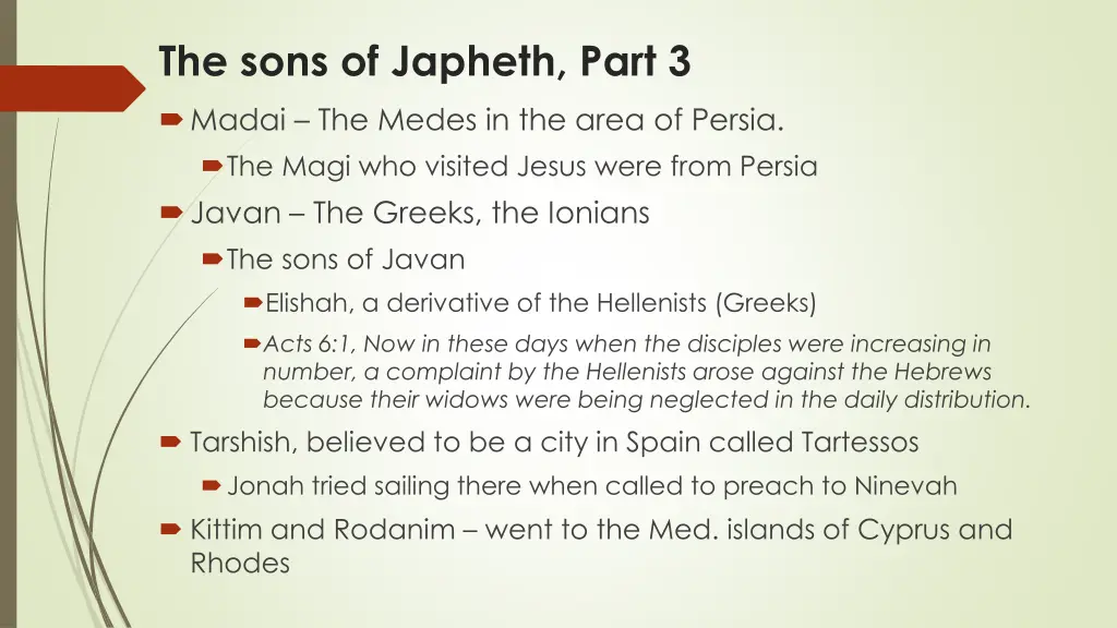 the sons of japheth part 3 madai the medes