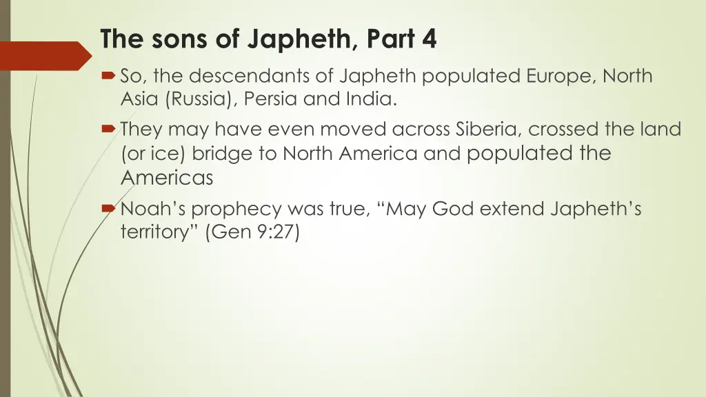 the sons of japheth part 4 so the descendants