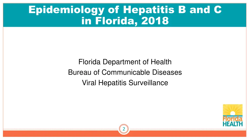 epidemiology of hepatitis b and c in florida 2018