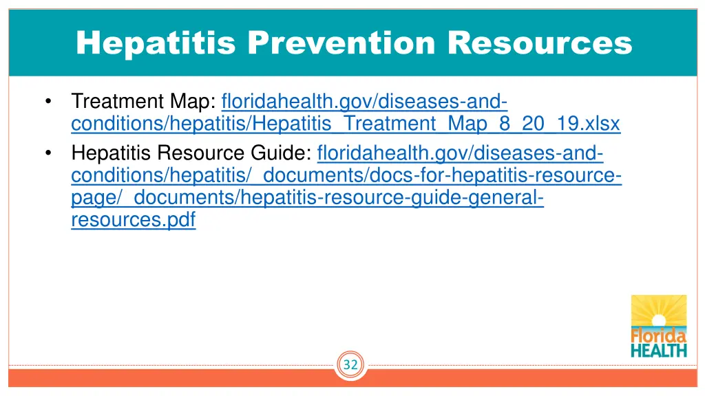 hepatitis prevention resources