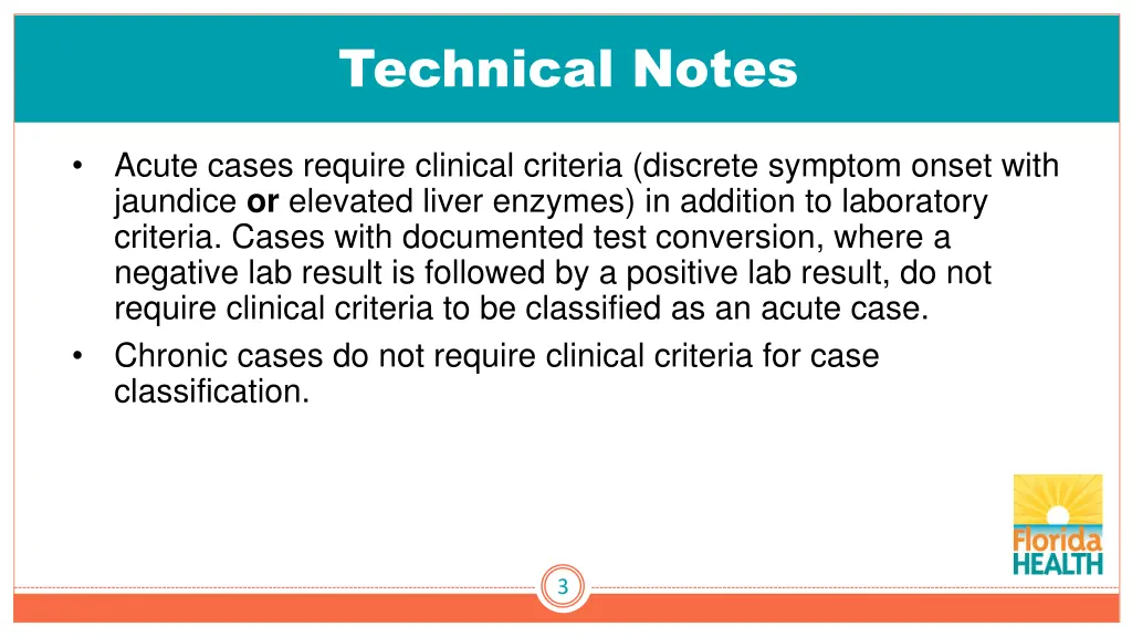 technical notes