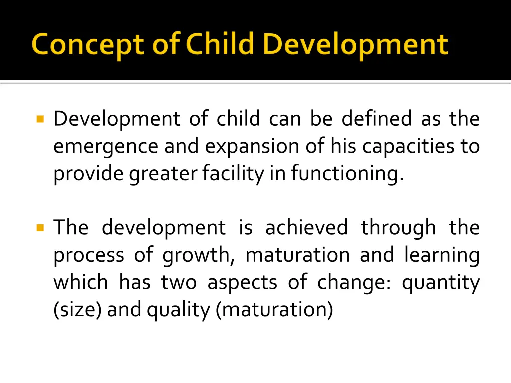 development of child can be defined