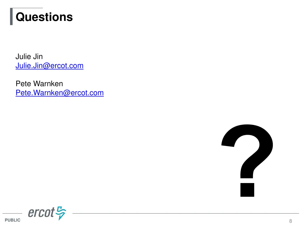 questions