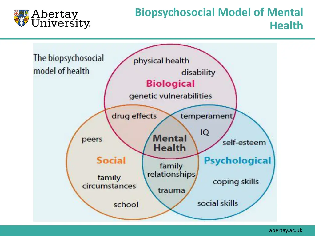biopsychosocial model of mental 1