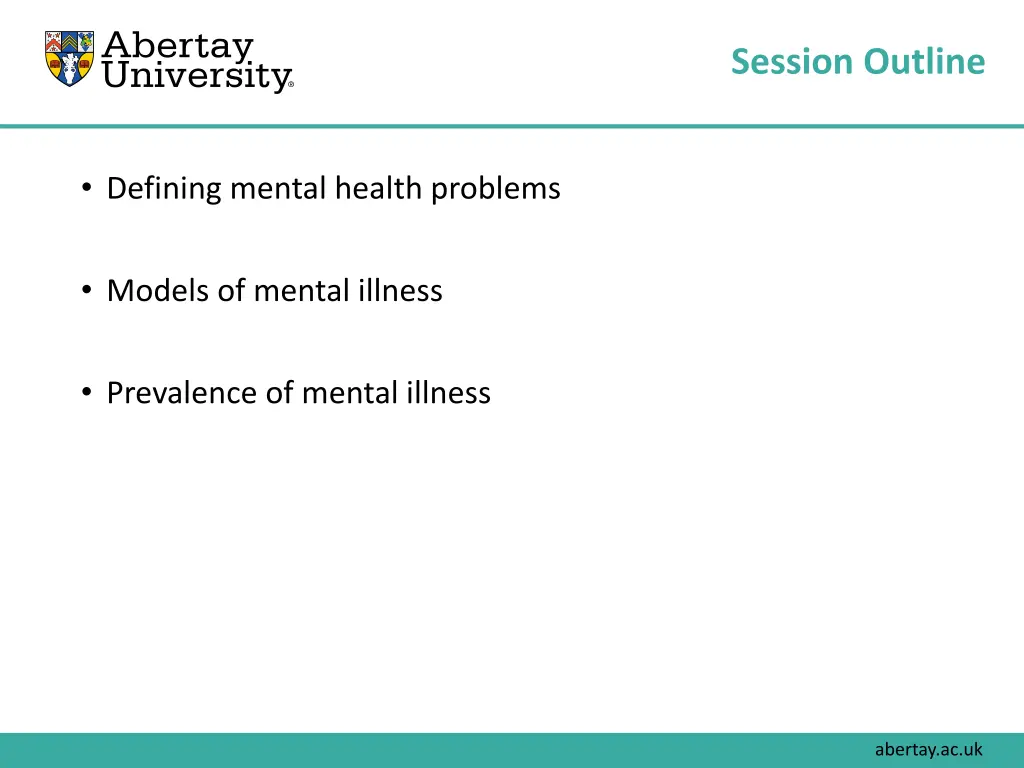 session outline