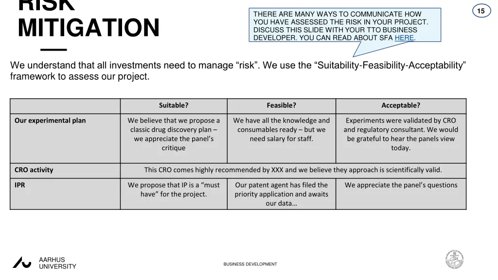 risk mitigation