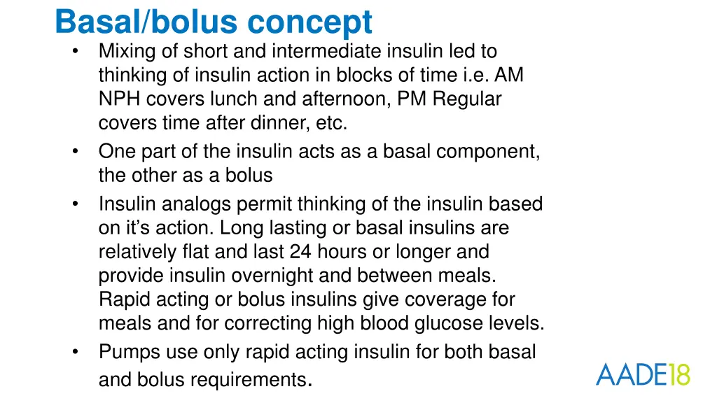 basal bolus concept