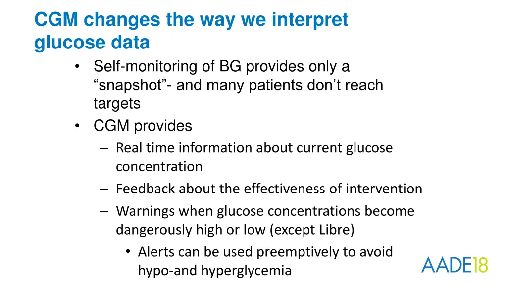 cgm changes the way we interpret glucose data