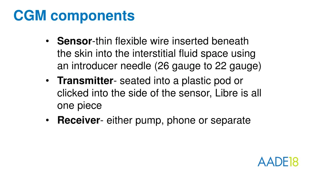 cgm components