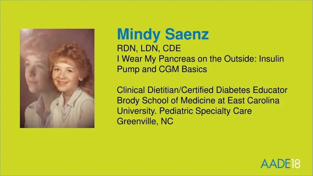 mindy saenz rdn ldn cde i wear my pancreas