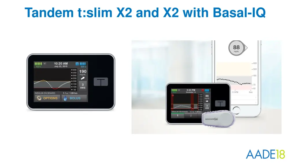 tandem t slim x2 and x2 with basal iq