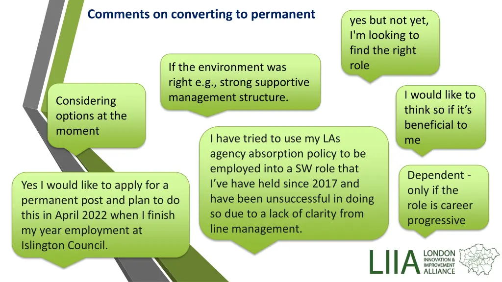 comments on converting to permanent