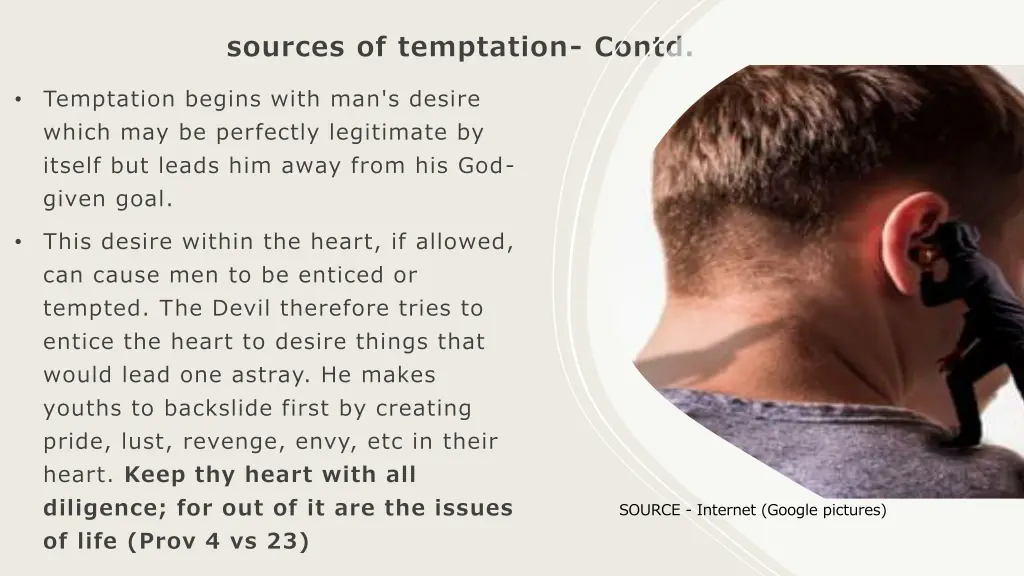 sources of temptation contd 1