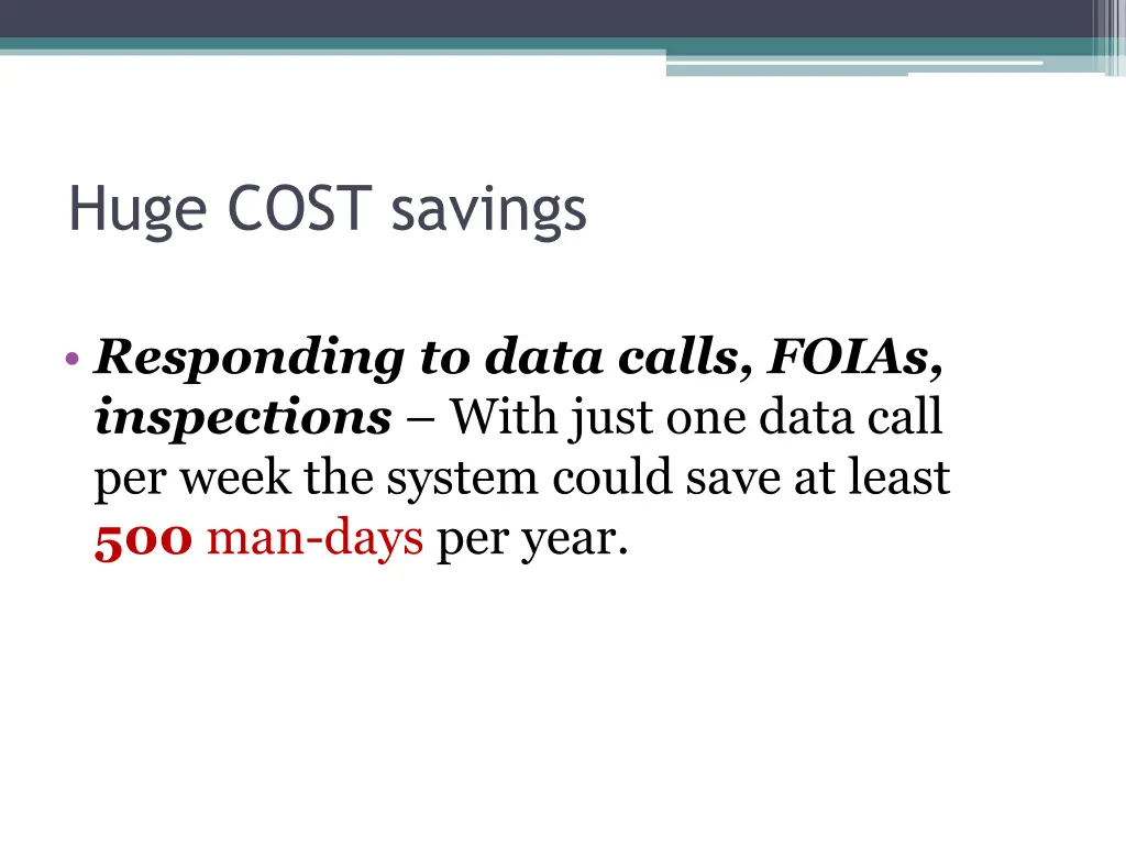 huge cost savings 4