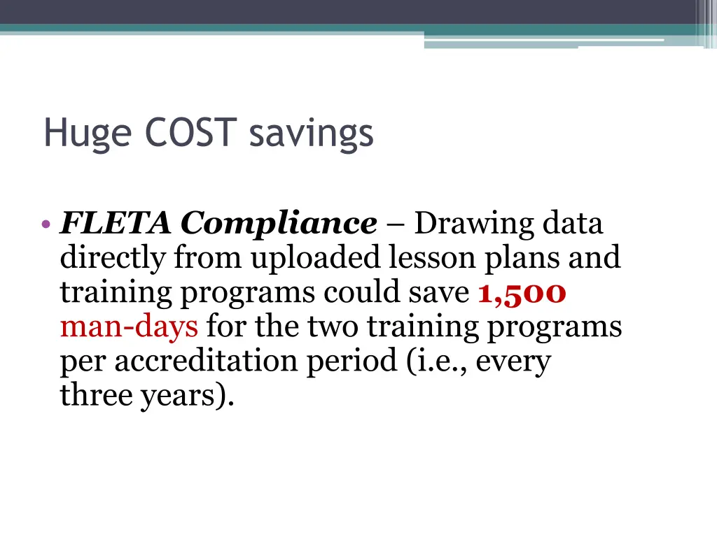 huge cost savings 5