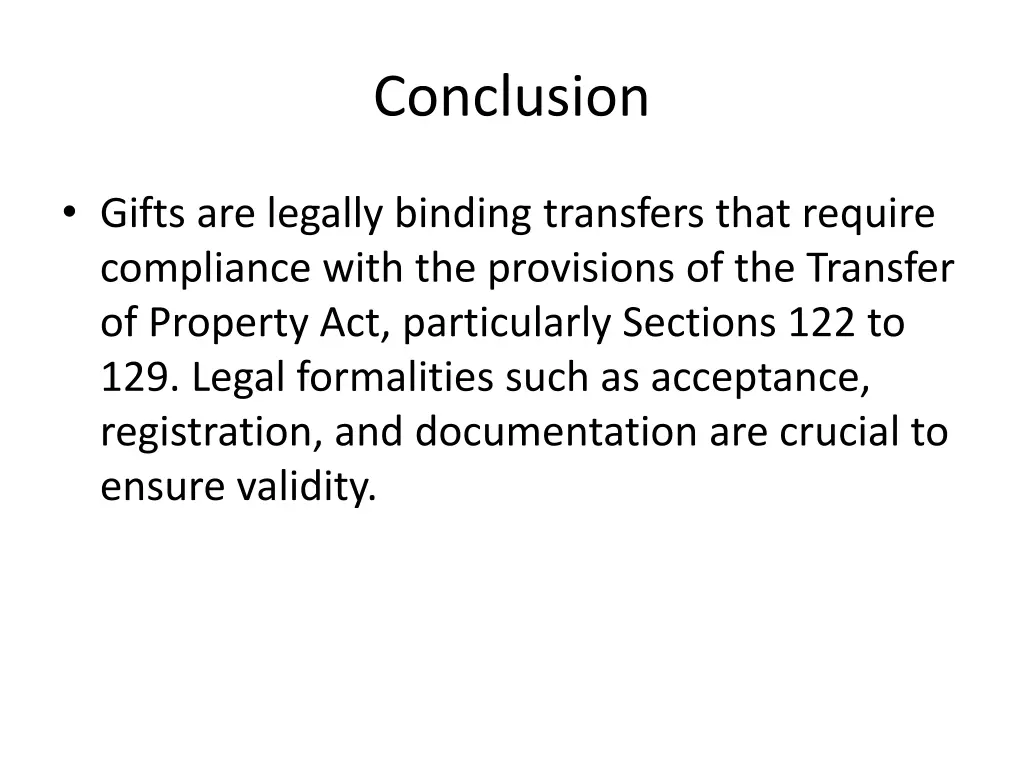 conclusion
