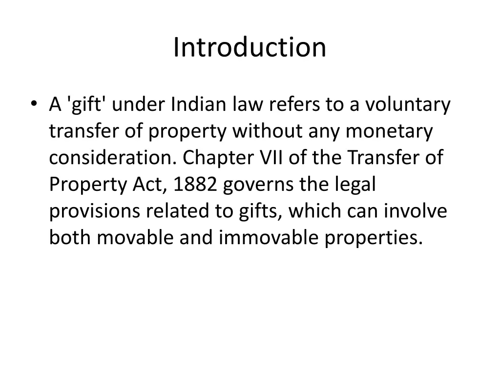 introduction