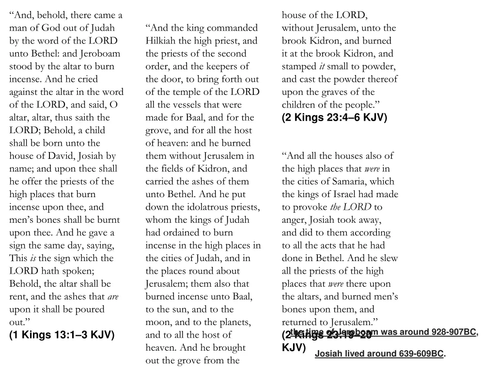 and behold there came a man of god out of judah
