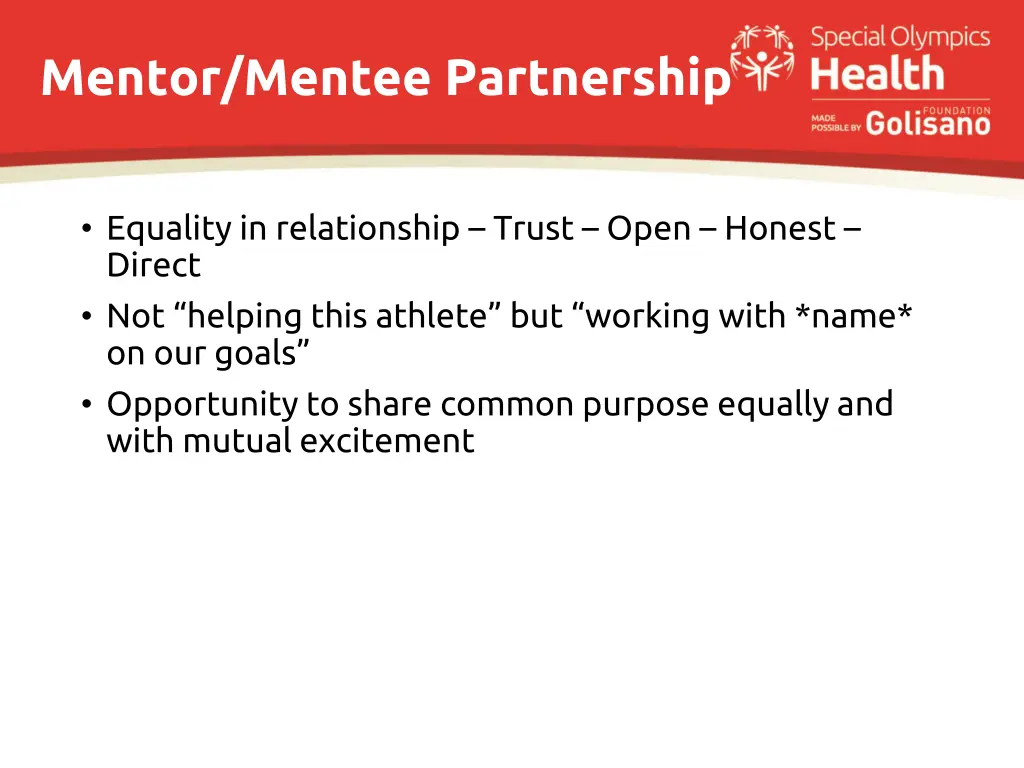 mentor mentee partnership