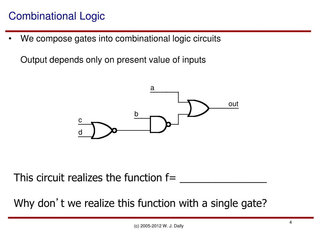 combinational logic