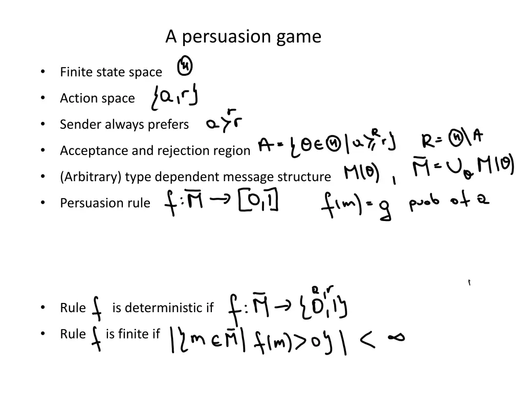 a persuasion game