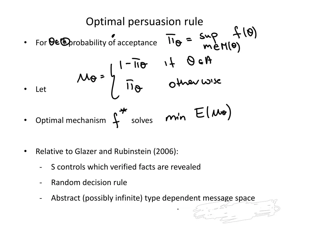 optimal persuasion rule