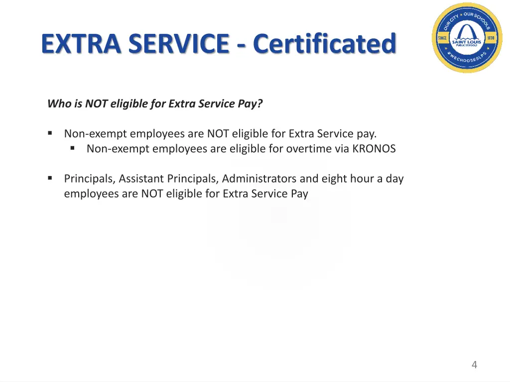 extra service certificated 1