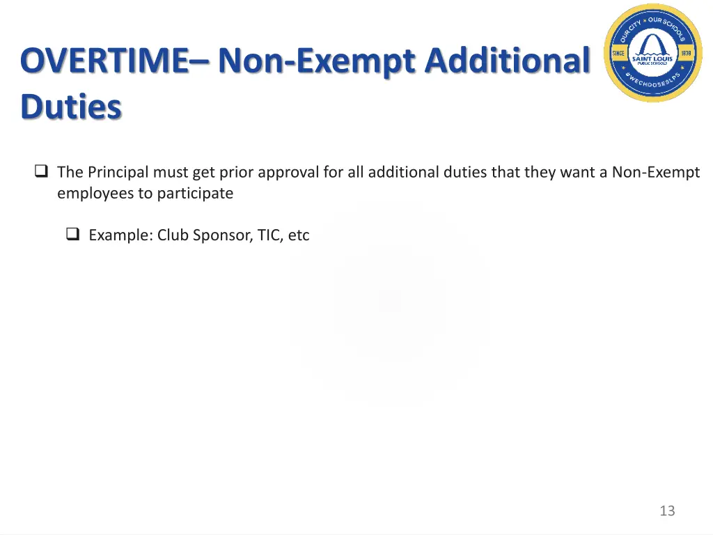 overtime non exempt additional duties