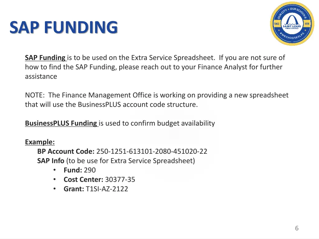 sap funding