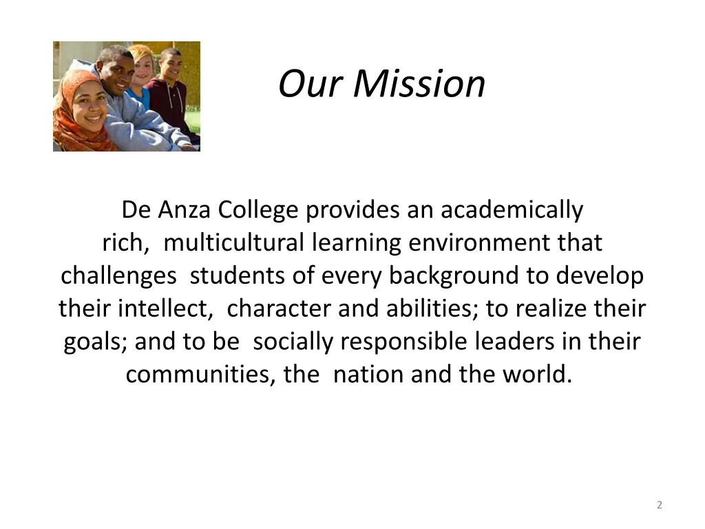 our mission