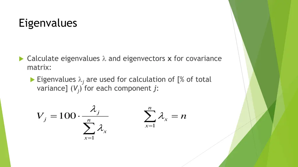 eigenvalues