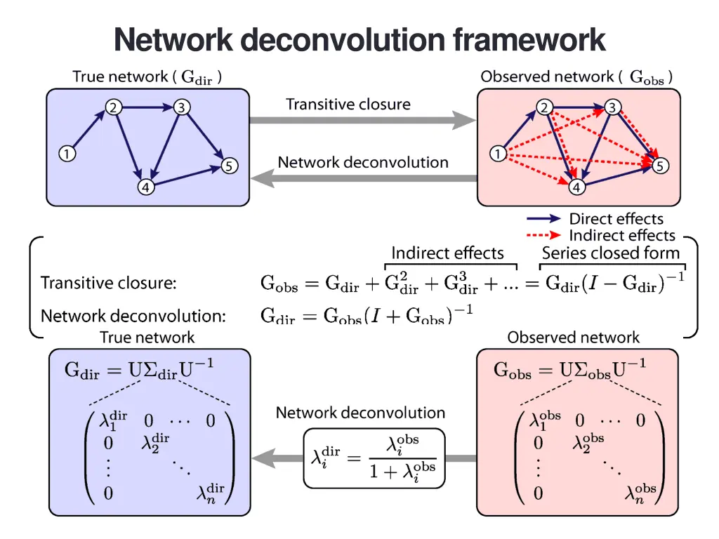 network deconvolution framework