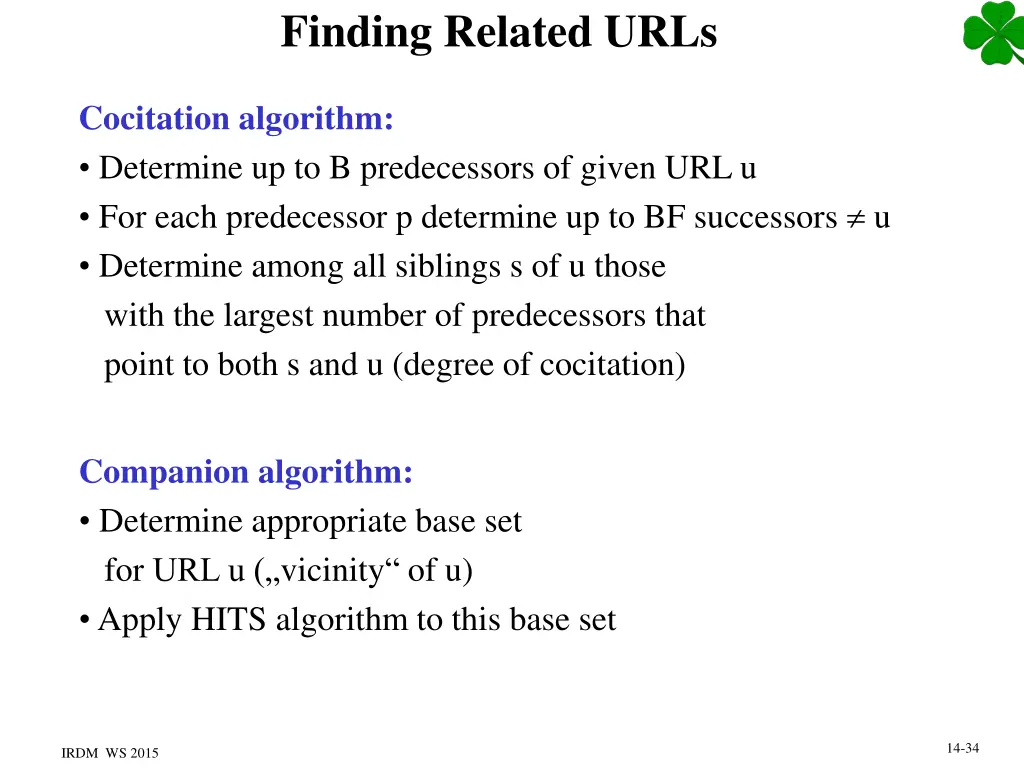finding related urls