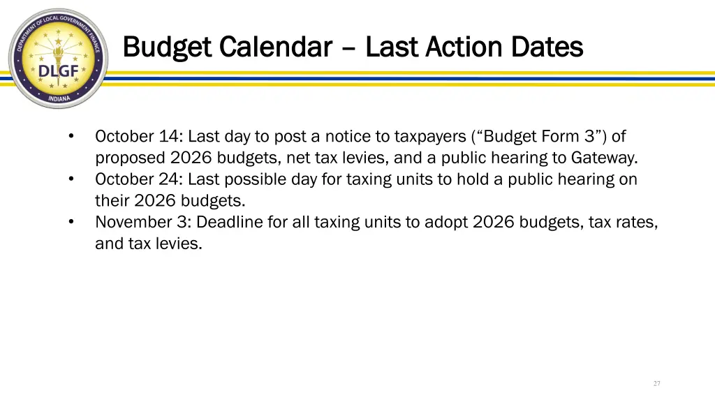 budget calendar budget calendar last action dates