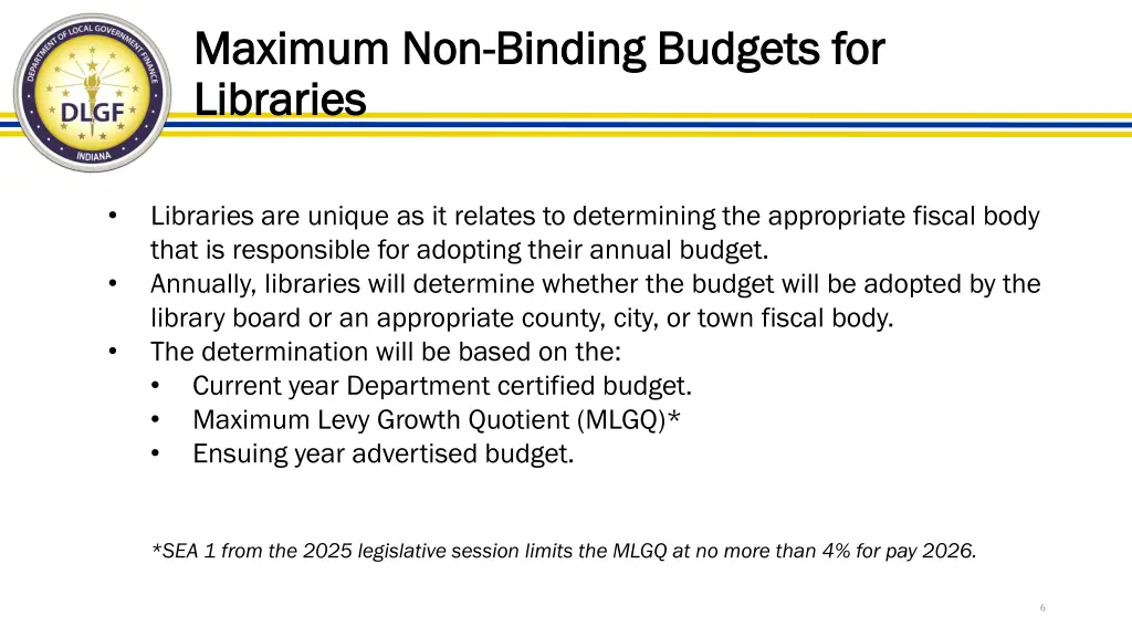maximum non maximum non binding budgets 1