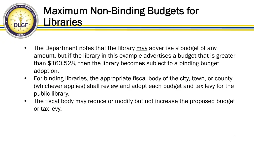 maximum non maximum non binding budgets 3